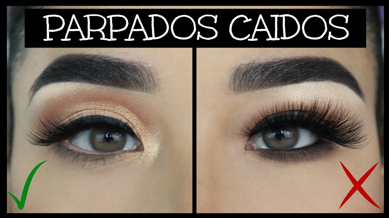 Cómo aplicar sombras de ojos en párpados caídos