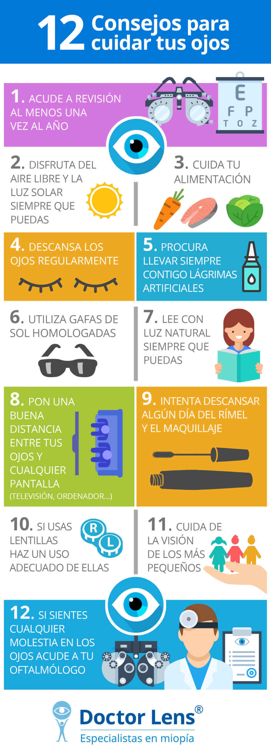Cómo cuidar los ojos: consejos y hábitos saludables