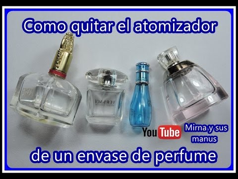 Cómo limpiar un envase de perfume