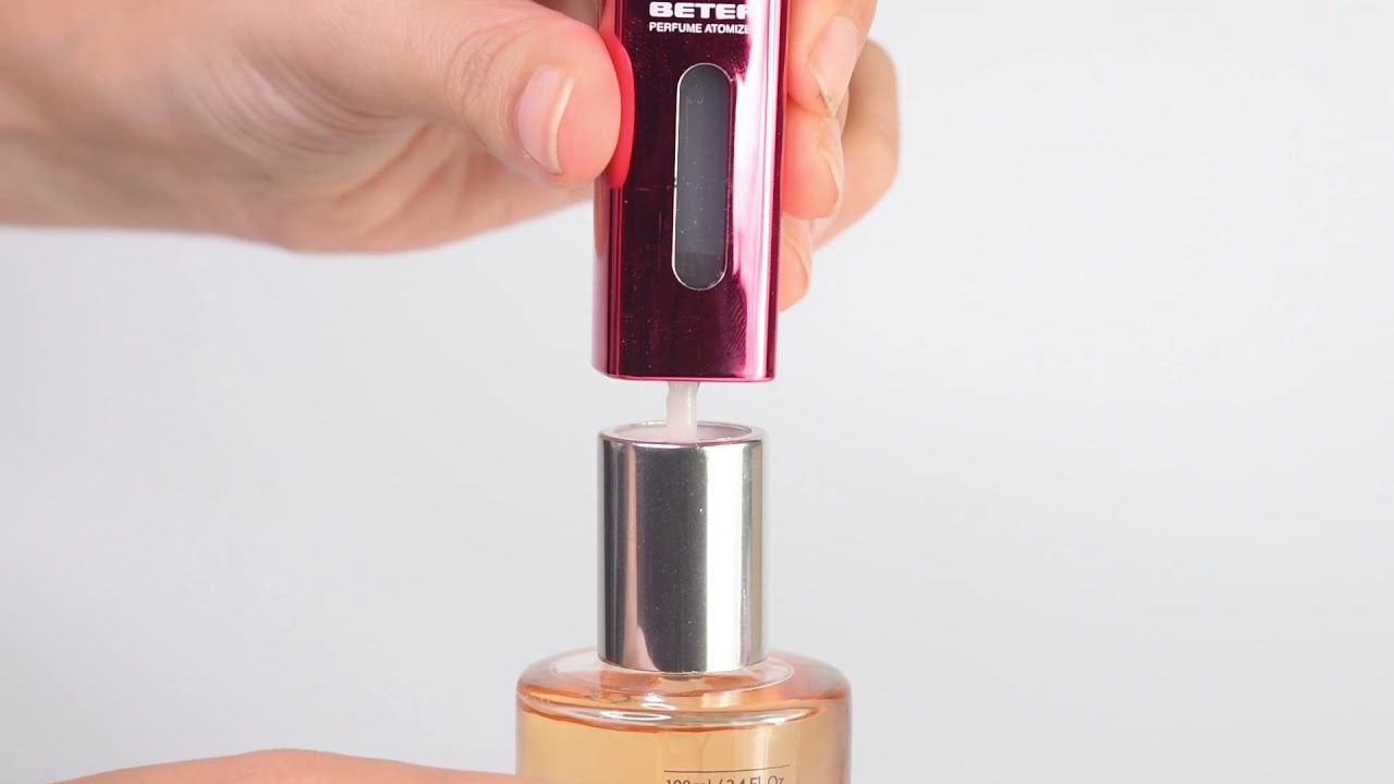 Cómo rellenar un bote de colonia con atomizador
